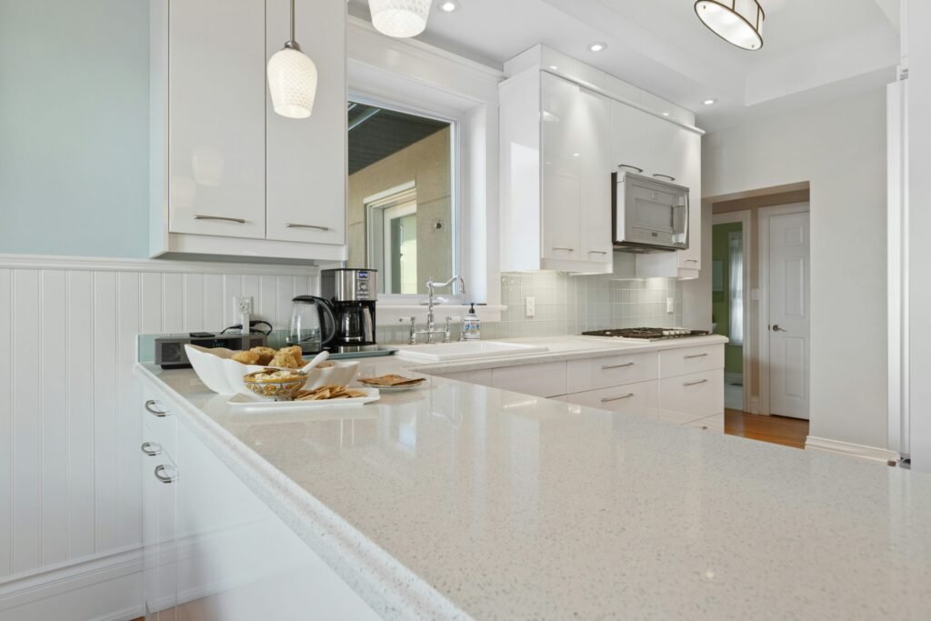 Sleek kitchen upgrade with stainless appliances in Sandy Springs